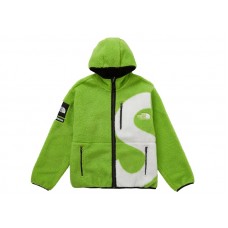 Supreme The North Face S Logo Fleece Jacket Lime
