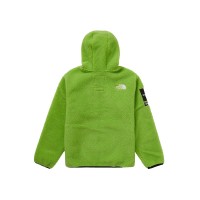 Supreme The North Face S Logo Fleece Jacket Lime