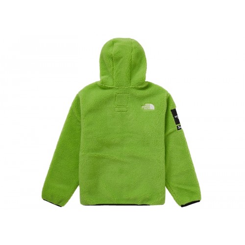Supreme The North Face S Logo Fleece Jacket Lime
