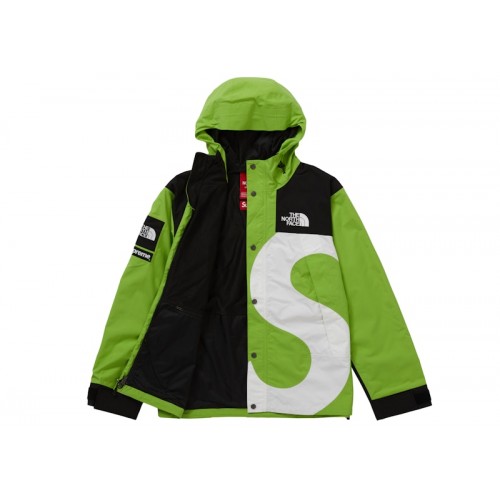 Supreme x The North Face S Logo Mountain Jacket Lime