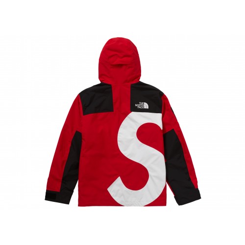 Оригинальный шмот Supreme The North Face S Logo Mountain Jacket Red - 70см