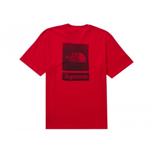 Оригинальный шмот Supreme The North Face S/S Top Red