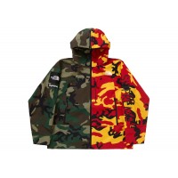 Supreme The North Face Split Taped Seam Shell Jacket Woodland Camo