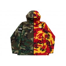 Supreme The North Face Split Taped Seam Shell Jacket Woodland Camo