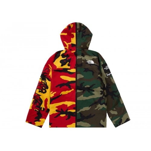 Supreme The North Face Split Taped Seam Shell Jacket Woodland Camo Supreme The North Face Split Taped Seam Shell Jacket Woodland Camo