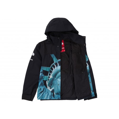 Оригинальный шмот Supreme The North Face Statue of Liberty Mountain Jacket Black - 70см