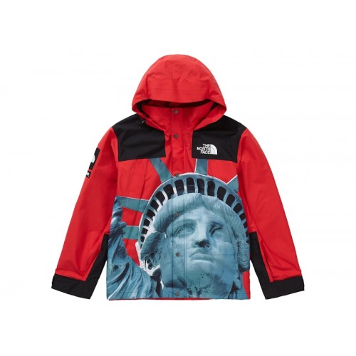 Supreme The North Face Statue of Liberty Mountain Jacket Red