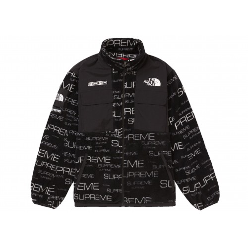 Оригинальный шмот Supreme The North Face Steep Tech Fleece Jacket Black - 70см