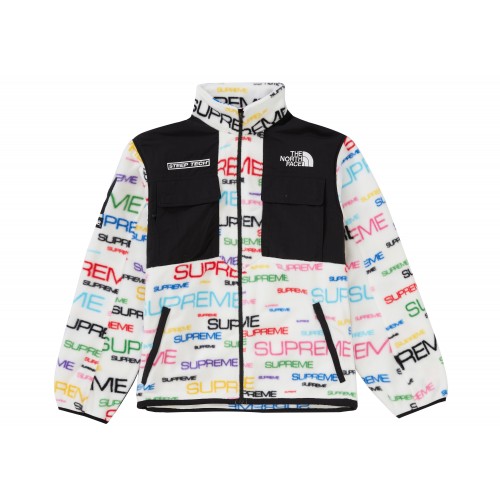 Оригинальный шмот Supreme The North Face Steep Tech Fleece Jacket White - 70см