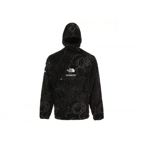 Supreme x The North Face Steep Tech Fleece Pullover Black Dragon