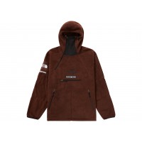 Supreme The North Face Steep Tech Fleece Pullover Brown