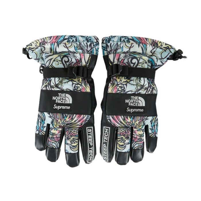Supreme x The North Face Steep Tech Gloves Multicolor Dragon