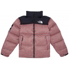 Supreme The North Face Studded Nuptse Jacket Red