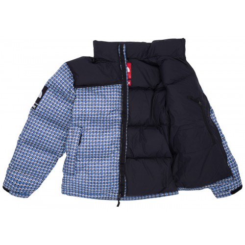 Оригинальный шмот Supreme The North Face Studded Nuptse Jacket Royal - 70см