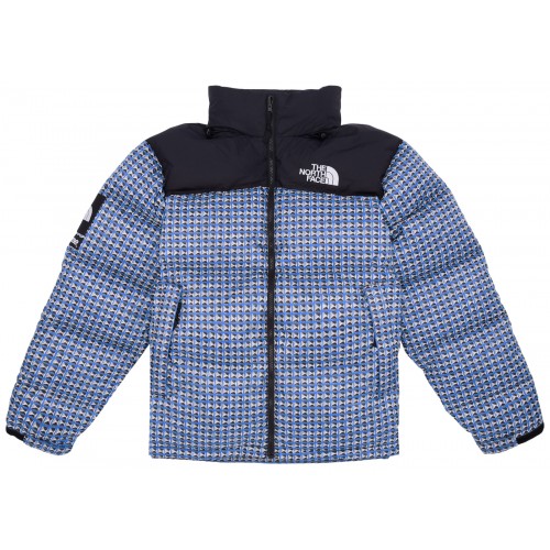 Оригинальный шмот Supreme The North Face Studded Nuptse Jacket Royal - 70см