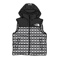 Supreme The North Face Studded Nuptse Vest Black