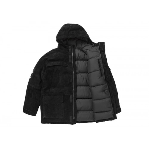 Supreme The North Face Suede 600-Fill Down Parka Black