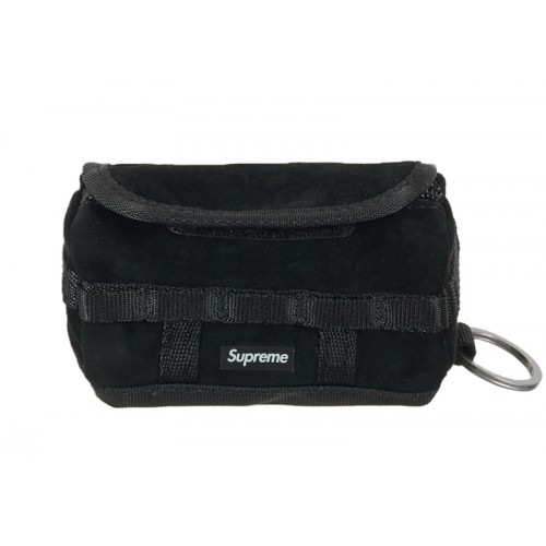 Supreme The North Face Suede Base Camp Duffle Keychain Black