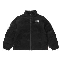 Supreme The North Face Suede Nuptse Jacket Black