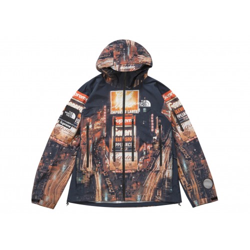 Оригинальный шмот Supreme The North Face Taped Seam Shell Jacket Times Square - 70см