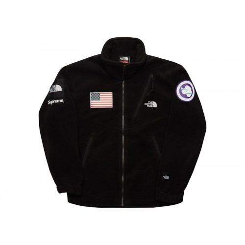 Supreme x The North Face Trans Antarctica Expedition Fleece Jacket Black