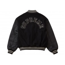 Supreme Tiger Varsity Jacket Black