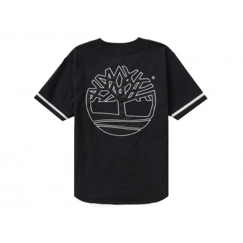 Оригинальный шмот Supreme Timberland Baseball Jersey Black - 70см