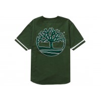 Supreme Timberland Baseball Jersey Green