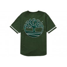Supreme Timberland Baseball Jersey Green