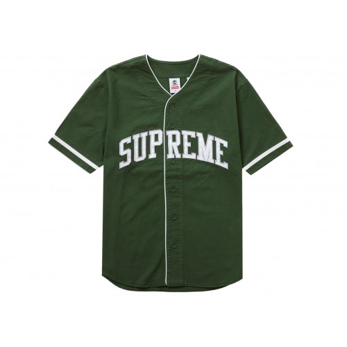 Оригинальный шмот Supreme Timberland Baseball Jersey Green