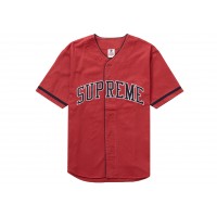 Supreme Timberland Baseball Jersey Red