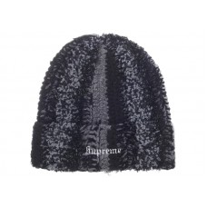 Supreme Tinsel Stripe Beanie Black