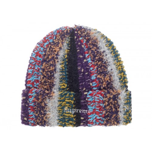Supreme Tinsel Stripe Beanie Multicolor