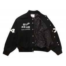 Supreme Tourist Varsity Jacket Black
