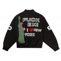 Supreme Tourist Varsity Jacket Black