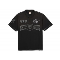 Supreme True Religion Applique Polo Black