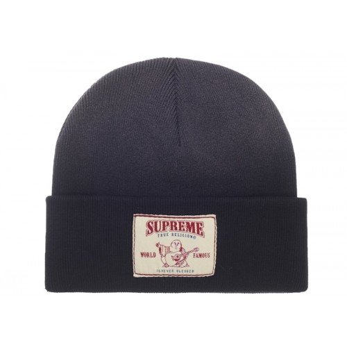 Supreme True Religion Beanie (FW25) Black