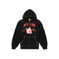 Supreme True Religion Zip Up Hooded Sweatshirt Black