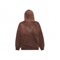 Supreme True Religion Zip Up Hooded Sweatshirt (FW22) Brown