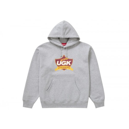 Оригинальный шмот Supreme UGK Hooded Sweatshirt Heather Grey