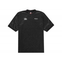 Supreme Umbro Jacquard Animal Print Soccer Jersey Black