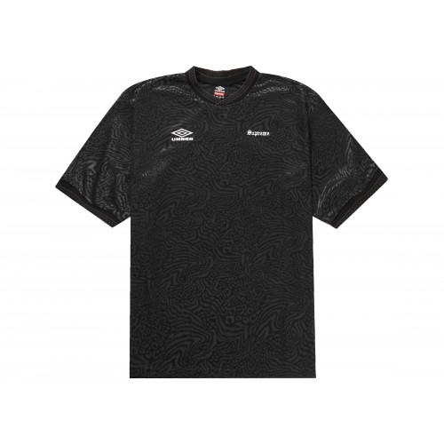 Оригинальный шмот Supreme Umbro Jacquard Animal Print Soccer Jersey Black