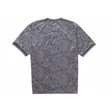 Supreme Umbro Jacquard Animal Print Soccer Jersey Navy