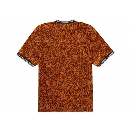 Оригинальный шмот Supreme Umbro Jacquard Animal Print Soccer Jersey Orange - 70см