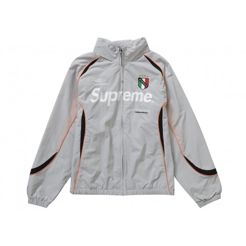 Оригинальный шмот Supreme Umbro Track Jacket Grey - 70см