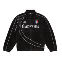 Supreme Umbro Velour Track Jacket Black