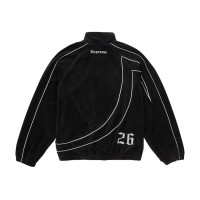 Supreme Umbro Velour Track Jacket Black