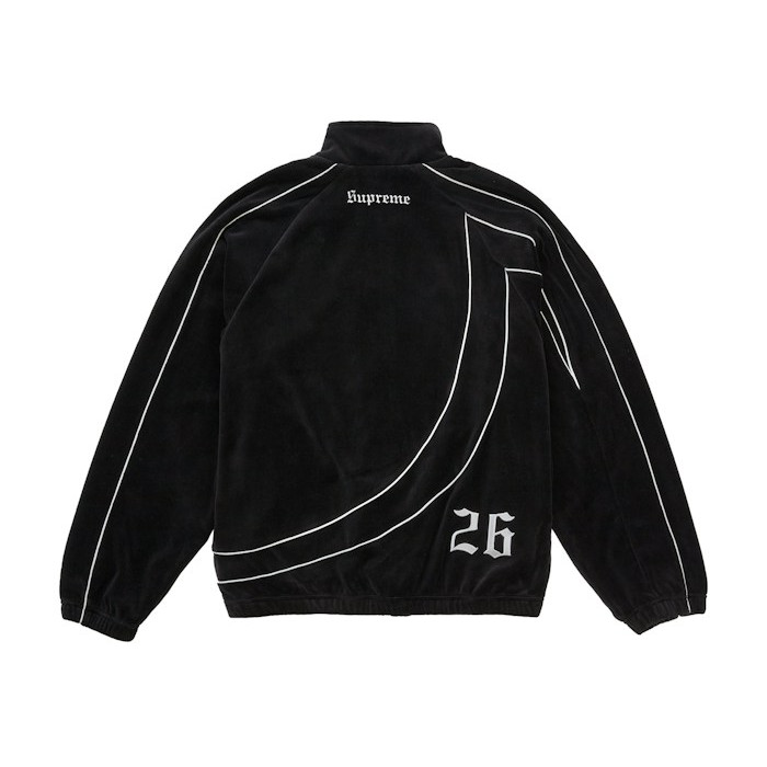 Куртка Supreme Umbro Velour Track Jacket Black Куртка Supreme Umbro Velour Track Jacket Black