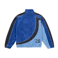 Supreme Umbro Velour Track Jacket Blue