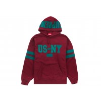 Supreme US-NY Hooded Sweatshirt Cardinal